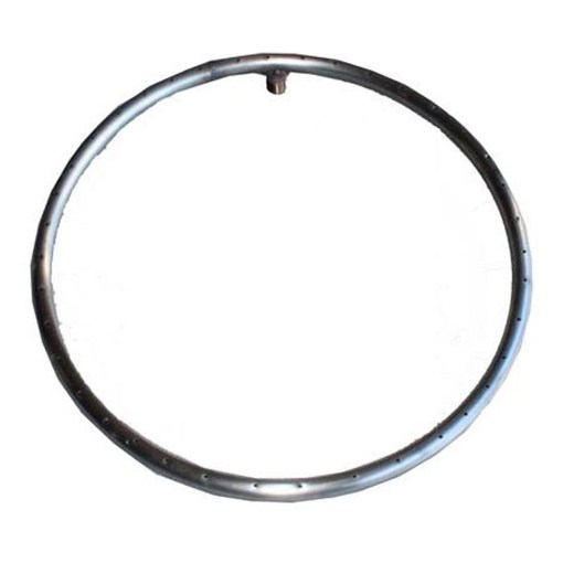Top Fires Single Ring Round Fire Pit Burner Stainless Steel - 12 to 48 inches